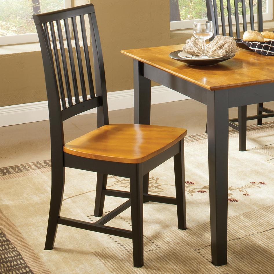 Slat back sales dining room chairs